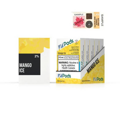 BUY Z PODS MANGO ICE 2% SPECIAL NIC BLEND AT MISTER VAPOR (MR. VAPOR) CANADA