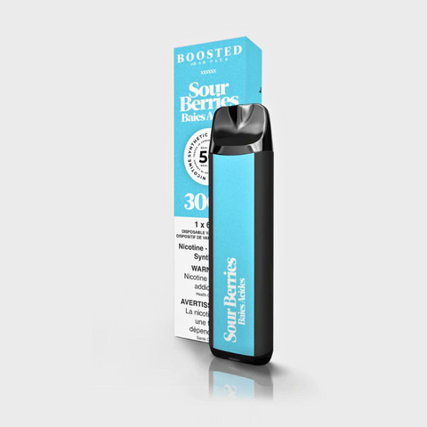 TRY THE NEW BOOSTED BAR PLUS SYNTHETIC 50 SOUR BERRIES AT MISTER VAPOR (MR.VAPOR) CANADA