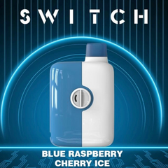 MR. FOG SWITCH BLUE RASPBERRY CHERRY ICE DISPOSABLE VAPE MISTER VAPOR