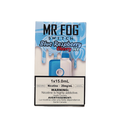 MR. FOG SWITCH BLUE RASPBERRY CHERRY ICE DISPOSABLE VAPE MISTER VAPOR CANADA  Same-day delivery within the zone and express shipping GTA, Scarborough, Brampton, Etobicoke, Mississauga, Markham, Richmond Hill, Ottawa, Montreal, Nova Scotia, PEI, Vancouver,  Vaughan, Toronto, York, North York, London, Kingston, Burlington, Hamilton, Quebec City, Halifax, St. John's, Fredericton, Ontario, Laval, Levis, Brossard, Sudbury, Trois-Rivieres,  Sherbrooke, Barrie, Orillia, Winnipeg, Alberta, B.C AND U.S.A