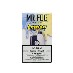 MR. FOG SWITCH LEMON RAINBOW ICE DISPOSABLE VAPE MISTER VAPOR CANADA