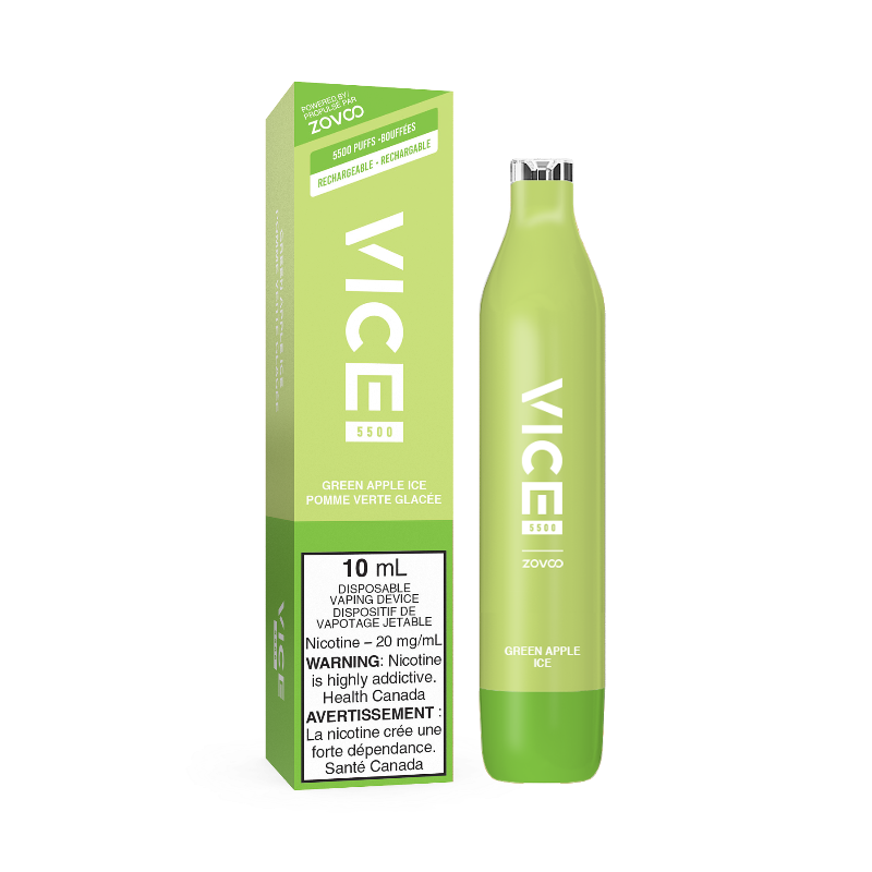 VICE 5500 GREEN APPLE ICE DISPOSABLE