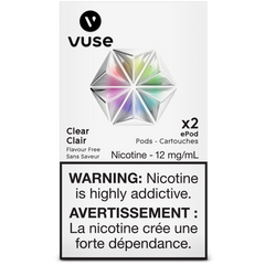 VUSE CLEAR 12MG ePOD POD MISTER VAPOR