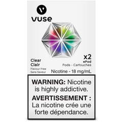 VUSE CLEAR 1.6%(18MG) ePOD POD MISTER VAPOR