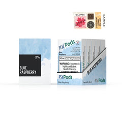 Buy Z PODS BLUERASPBERRY PEACH SUPREME NIC at Mister vapor TORONTO , BURLINGTON ONTARIO