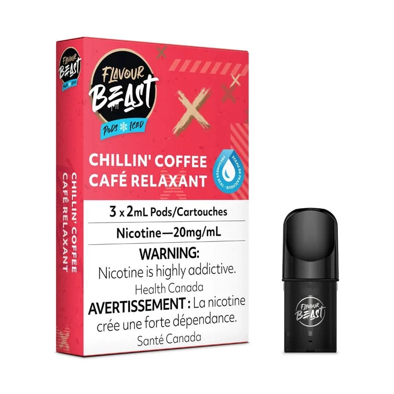 FLAVOUR BEAST CHILLIN' COFFEE ICED PODS MISTER VAPOR