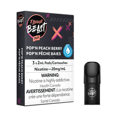 Flavour Beast Packin Peach Berry (Pop N Peach Berry) Pods