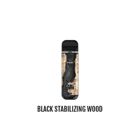 smok novo x  black stabilizing wood mistervapor