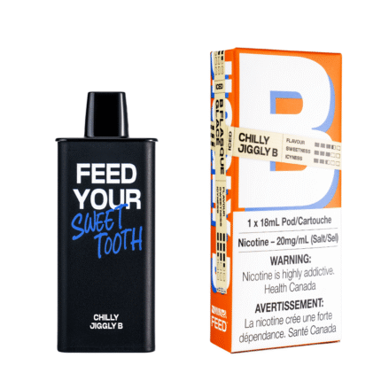 Feed Frosty Jiggle (Chilly Jiggly B) Pod (9000 Puffs) - Pods - Mister Vapor