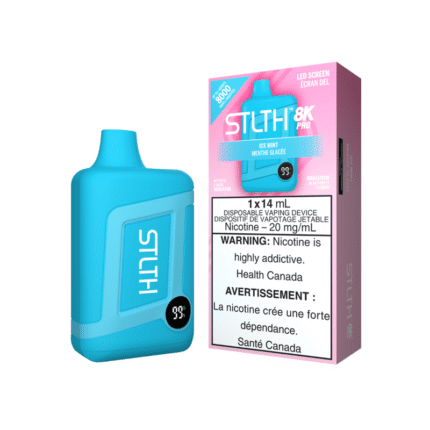 STLTH 8K Pro Ice Mint Disposable Box - DISPOSABLE - Mister Vapor