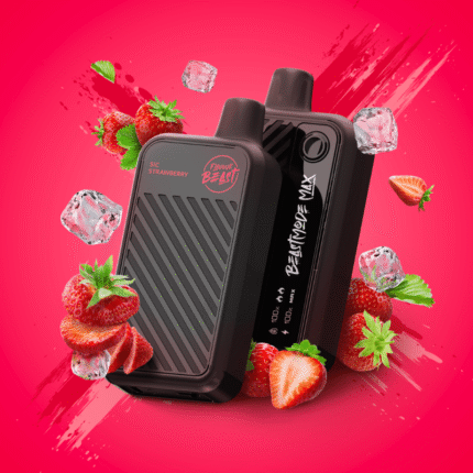 Beast Mode Max 18K Sic Strawberry Iced Disposable Vape - DISPOSABLE - Mister Vapor