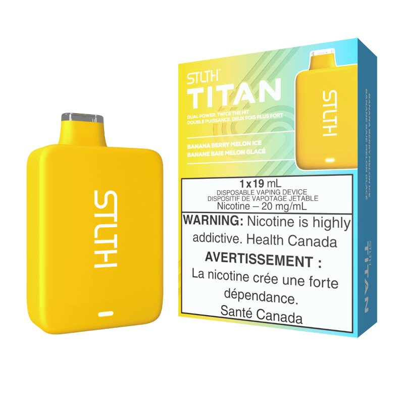 STLTH Titan Pro (15K) Banana Berry Melon Ice Disposable Vape - DISPOSABLE - Mister Vapor