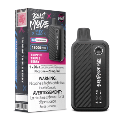 Beast Mode Max 18K Trippin' Triple Berry Disposable Vape - DISPOSABLE - Mister Vapor