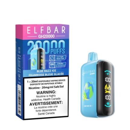 Elf Bar GH 20K Blue Razz Ice Disposable Vape - DISPOSABLE - Mister Vapor