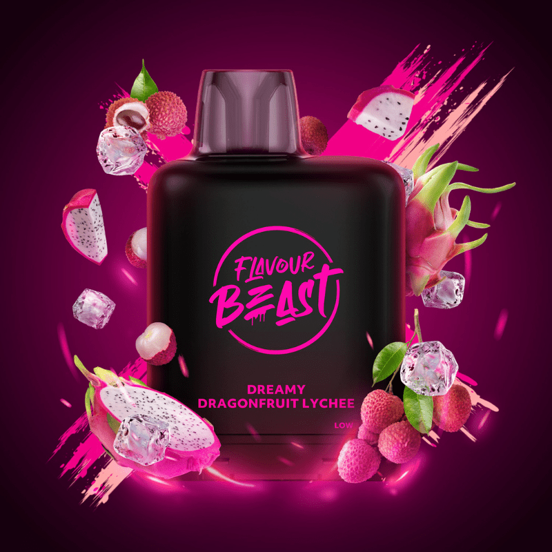 Level X G2 Boost Flavour Beast Pods - Dreamy Dragonfruit Lychee Iced, 25k Puffs - Pods - Mister Vapor