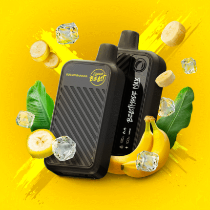 Beast Mode Max 18K Bussin' Banana Iced Disposable Vape - DISPOSABLE - Mister Vapor