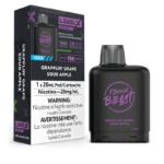 Level X G2 Boost Flavour Beast Pods - Grapplin' Grape Sour Apple Iced, 25k Puffs - Pods - Mister Vapor