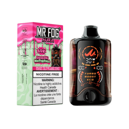 Mr Fog Aura 60K Disposable Vape Nicotine Free - Dragon Waterfall - DISPOSABLE - Mister Vapor