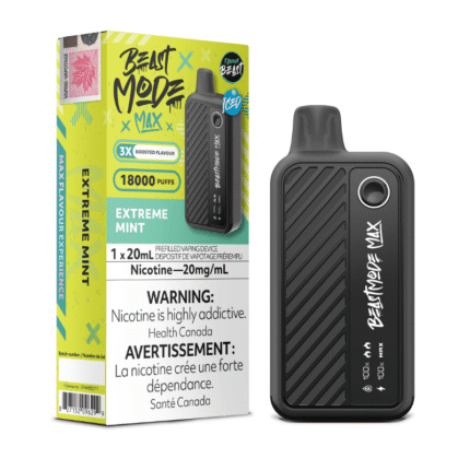 Beast Mode Max 18K Extreme Mint Iced Disposable Vape - DISPOSABLE - Mister Vapor