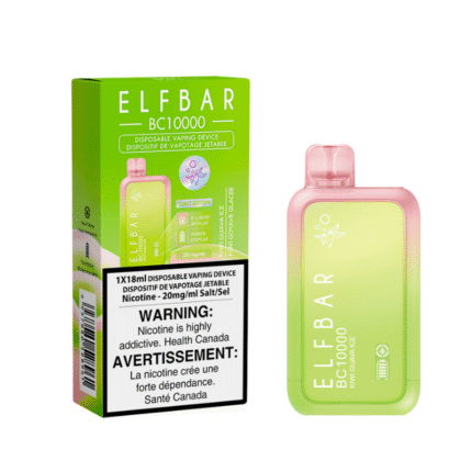 Elf Bar (BC 10K) Kiwi Guava Ice Disposable Vape - DISPOSABLE - Mister Vapor