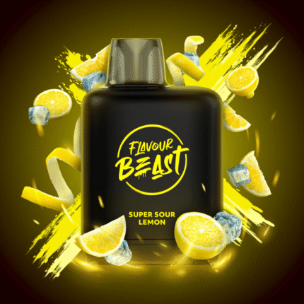 Level X G2 Boost Flavour Beast Pods - Super S.Lemon Iced, 25k Puffs - Pods - Mister Vapor