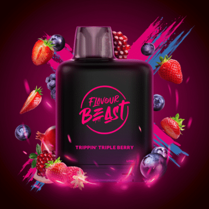 Level X G2 Boost Flavour Beast Pods - Trippin' Triple Berry, 25k Puffs - Pods - Mister Vapor