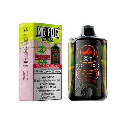 Mr Fog Aura 60K Disposable Vape - Strawberry Watermelon Kiwi Ice - DISPOSABLE - Mister Vapor
