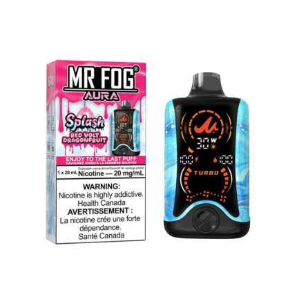 Mr Fog Aura 60K Disposable Vape - Splash Red Volt Dragonfruit - DISPOSABLE - Mister Vapor