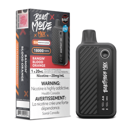 Beast Mode Max 18K Bangin' Blood Orange Iced Disposable Vape - DISPOSABLE - Mister Vapor