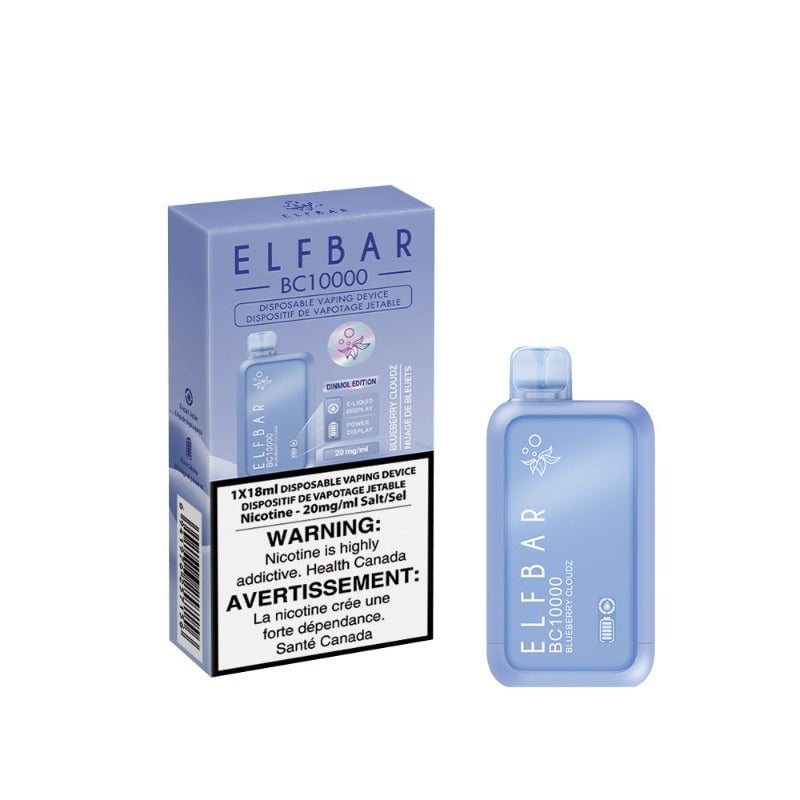 Elf Bar (BC 10K) Blue Cloud (Blueberry Cloudz) Disposable Vape - DISPOSABLE - Mister Vapor