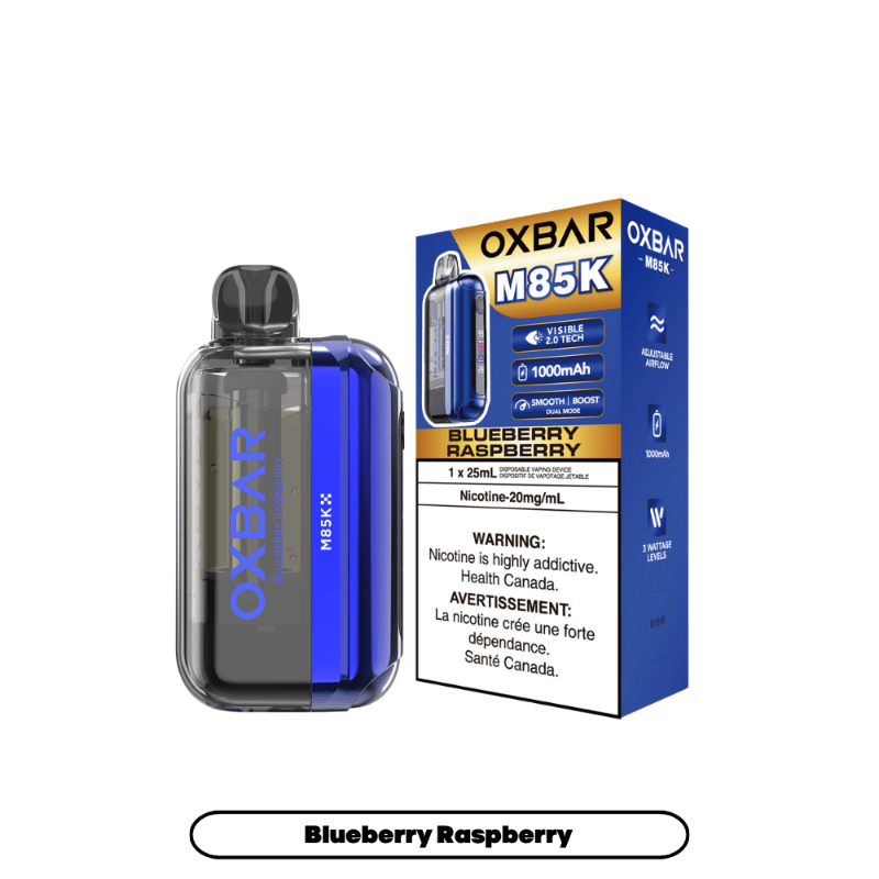 Oxbar M85K Blueberry Raspberry Disposable Vape, 25mL - DISPOSABLE - Mister Vapor