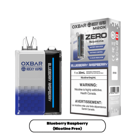 Oxbar M20K Nicotine Free Blueberry Raspberry Disposable Vape - DISPOSABLE - Mister Vapor