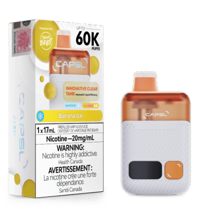 CAPSL 60k Banana Ice Disposable Vape by Flavour Beast - DISPOSABLE - Mister Vapor