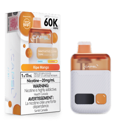 CAPSL 60k Ripe Mango Disposable Vape by Flavour Beast - DISPOSABLE - Mister Vapor