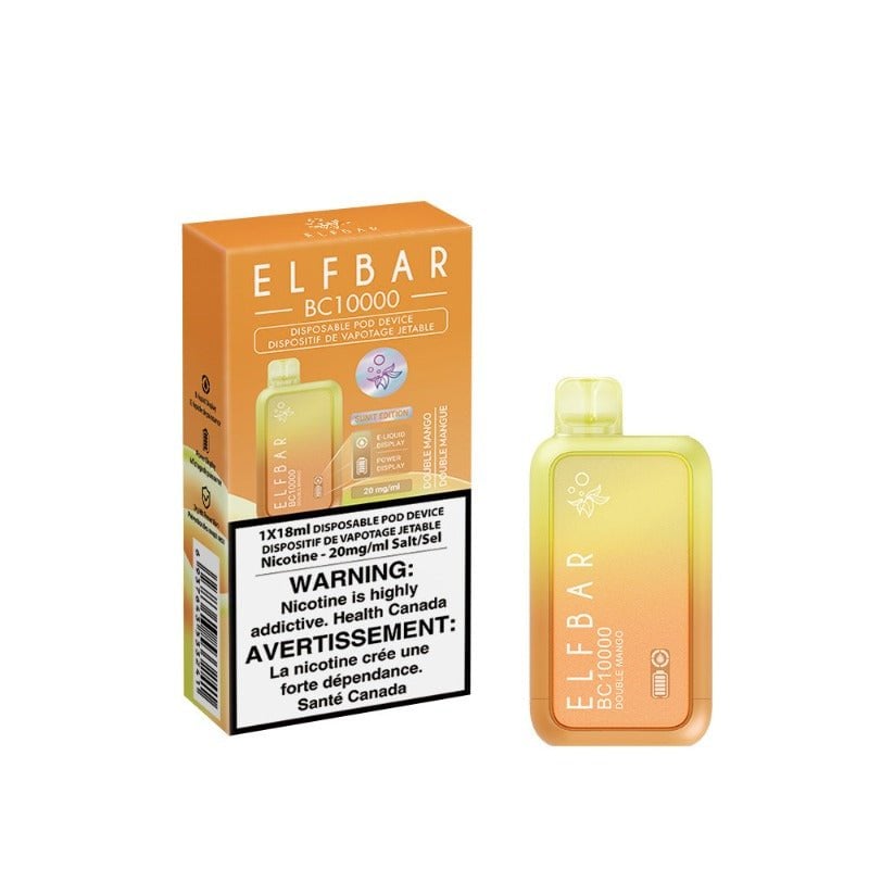 Elf Bar (BC 10K) Double Mango Disposable Vape - DISPOSABLE - Mister Vapor