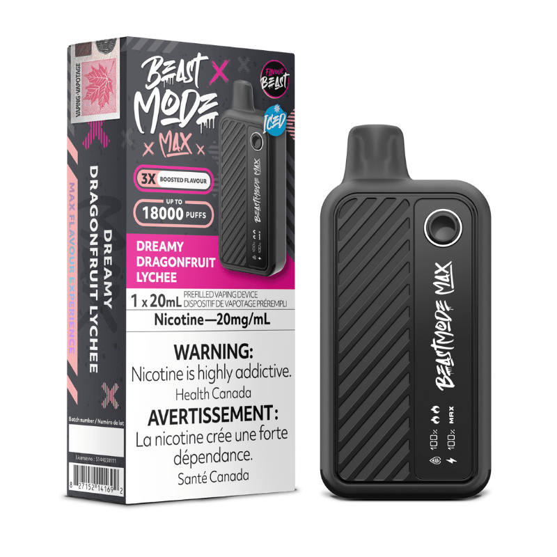 Beast Mode Max 18K Dreamy Dragonfruit Lychee Iced Disposable Vape - DISPOSABLE - Mister Vapor