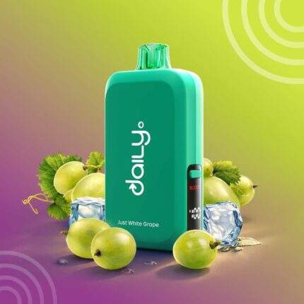 Drip'n Daily By Envi Disposable Vape - Just White Grape, 100k Puffs - DISPOSABLE - Mister Vapor