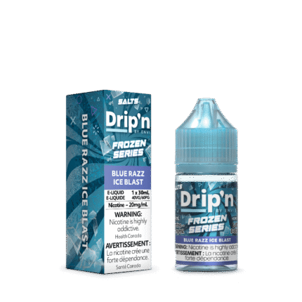 Drip'n Frozen Series Nicotine Salt 30mL - Blue Razz Ice - E-Liquid - Mister Vapor