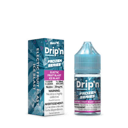 Drip'n Frozen Series Nicotine Salt 30mL - Electric Fruit Blast Ice - E-Liquid - Mister Vapor