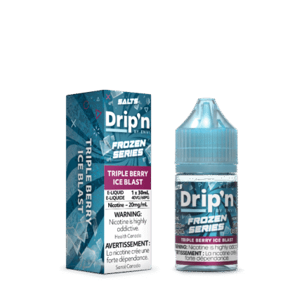 Drip'n Frozen Series Nicotine Salt 30mL - Triple Berry Ice - E-Liquid - Mister Vapor