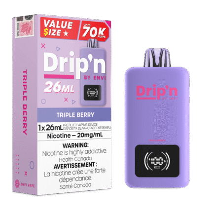 Drip'n 70k Value Series Disposable Vape - Triple Berry - DISPOSABLE - Mister Vapor