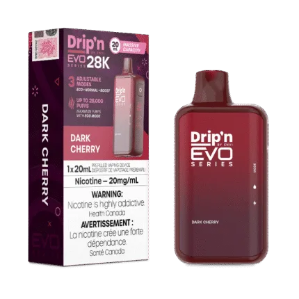 Drip'n EVO 28K Dark Cherry Disposable Vape - DISPOSABLE - Mister Vapor