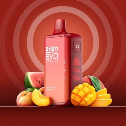 Drip'n EVO 28K Mango Peach Watermelon Disposable Vape - DISPOSABLE - Mister Vapor