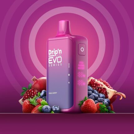 Drip'n EVO 28K Triple Berry Disposable Vape - DISPOSABLE - Mister Vapor