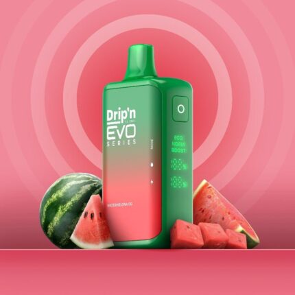 Drip'n EVO 28K Watermelona CG Disposable Vape - DISPOSABLE - Mister Vapor