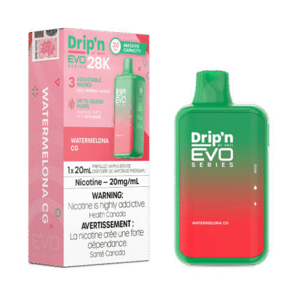 Drip'n EVO 28K Watermelona CG Disposable Vape - DISPOSABLE - Mister Vapor