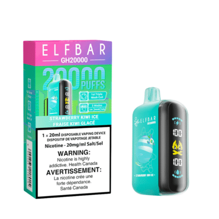 Elf Bar GH 20K Strawberry Kiwi Ice Disposable Vape - DISPOSABLE - Mister Vapor