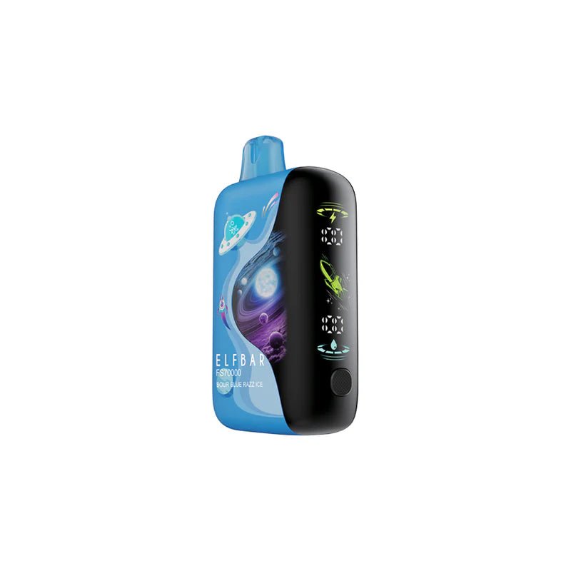 images Elf Bar FS70K - Sour Blue Razz Ice Disposable Vape - DISPOSABLE - Mister Vapor