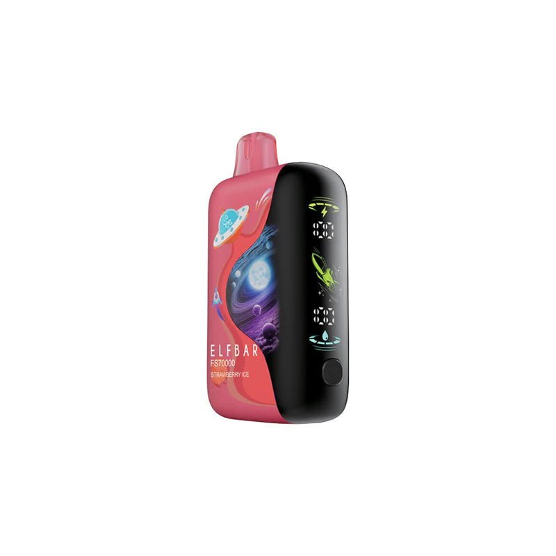Elf Bar FS70K - Strawberry Ice Disposable Vape - DISPOSABLE - Mister Vapor