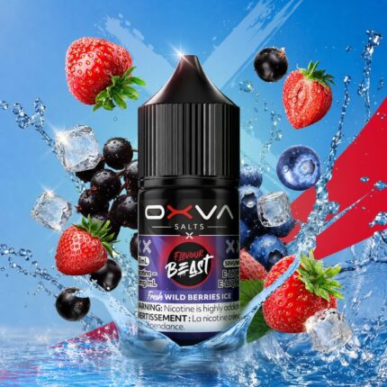 Flavour Beast x Oxva Nicotine Salts E-liquid - Fresh Wild Berries Ice - E-Liquid - Mister Vapor